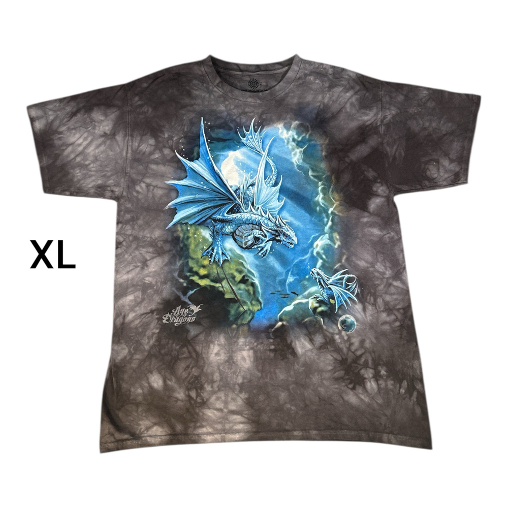 NWOT The Mountain Sea Dragons Tie-Dye T-shirts Sz XL Amazing Graphic!!